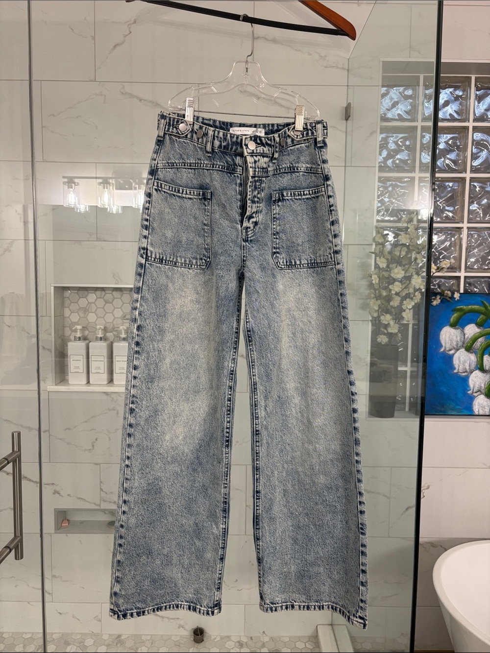 Altar'd State Wide Leg Jeans
